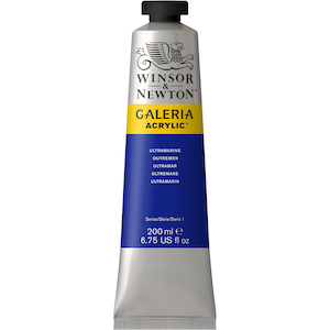 W&amp;N GALERIA ACRYLICS ULTRAMARINE 200ml