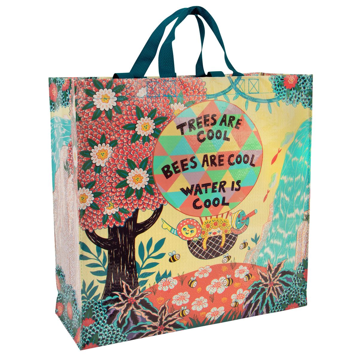 SHOPPER BAG - TREES AND BEES