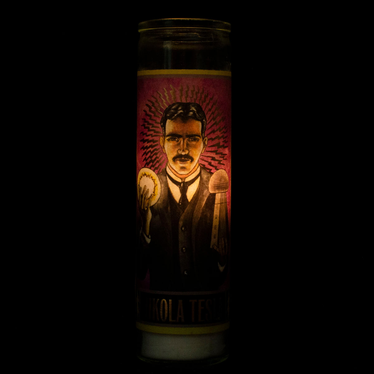 SECULAR SAINTS CANDLE - NIKOLA TESLA