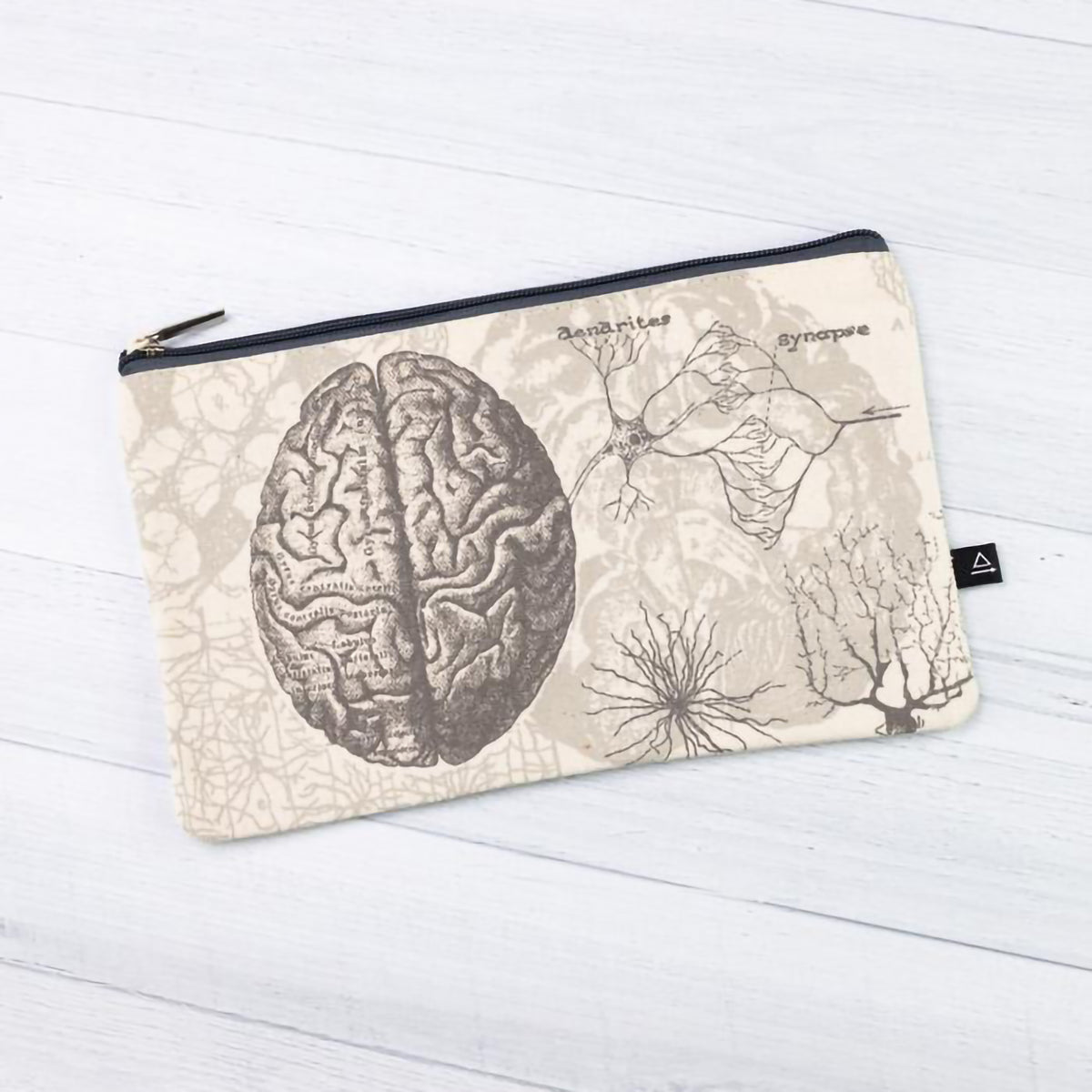 COGNITIVE ZIPPER POUCH - BRAIN