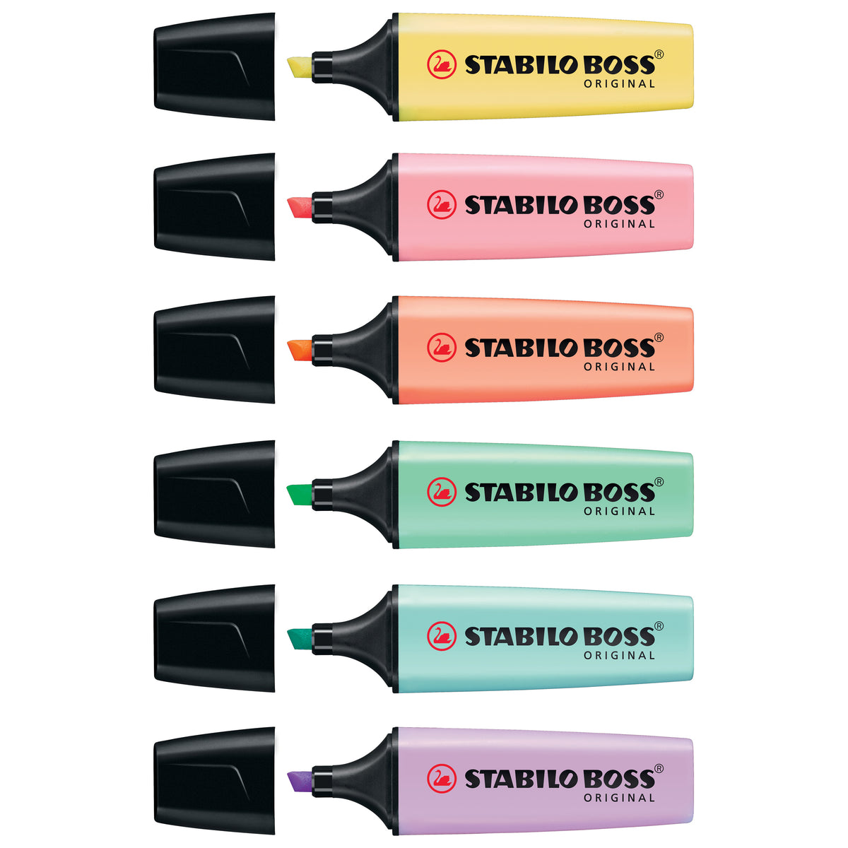 BOSS PASTEL HIGHLIGHTER SET/6