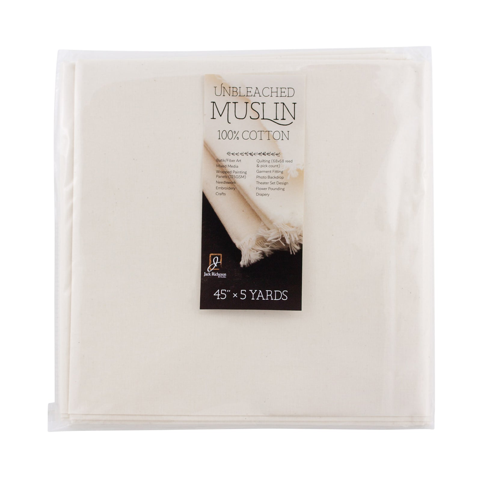 MUSLIN UNBLEACHED 45''x5yd