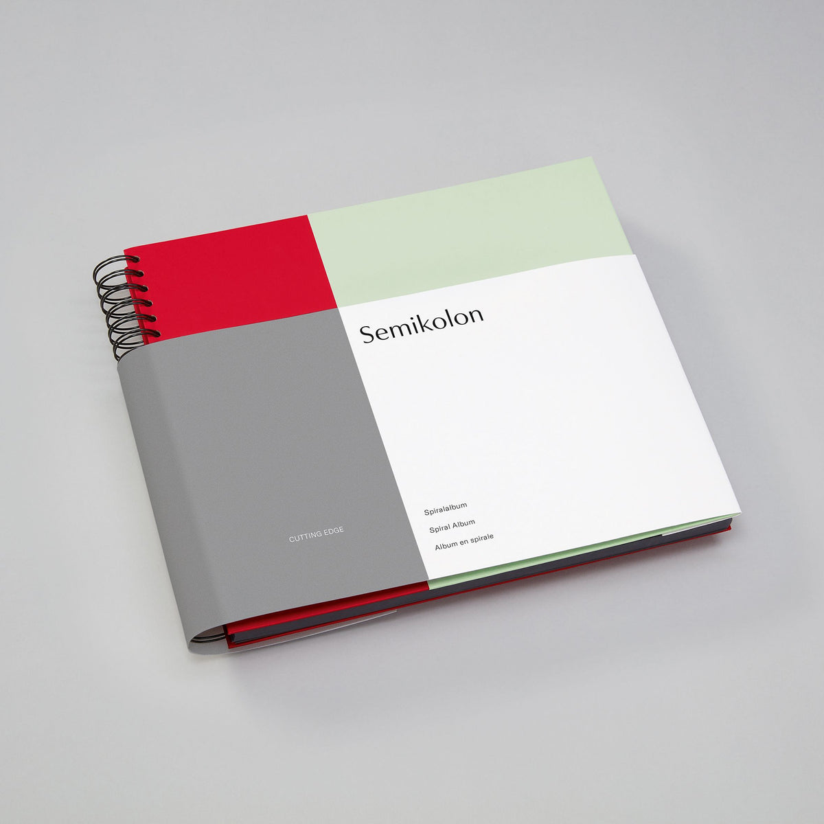 CUTTING EDGE PHOTO ALBUM SPIRAL CHERRY PISTACHIO