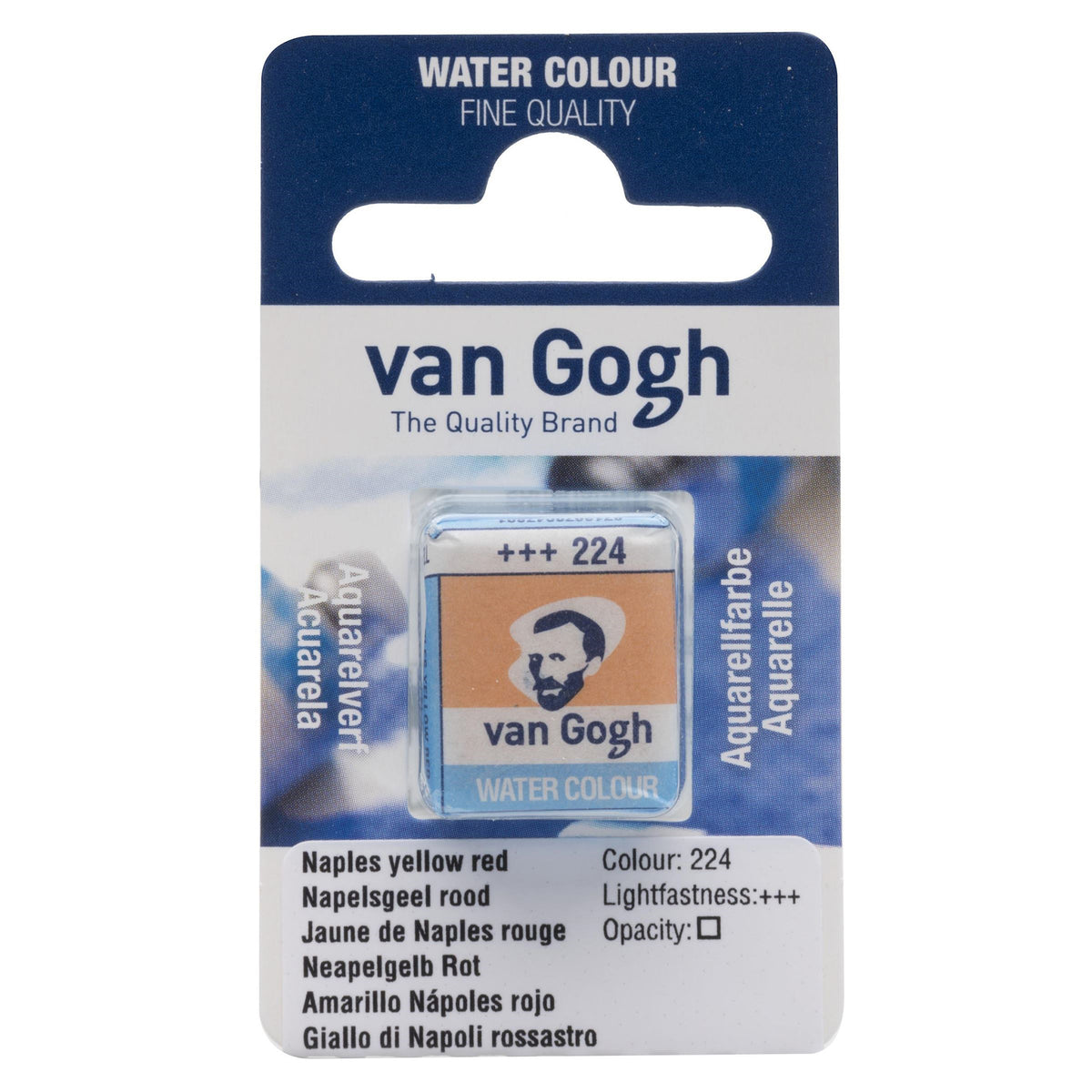 VAN GOGH WATERCOLOUR HALF PAN NAPLES YELLOW RED