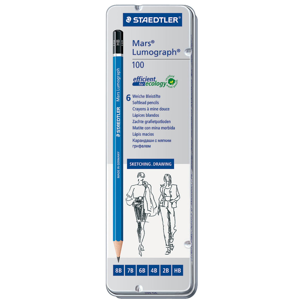 LUMOGRAPH PENCILS SET/6