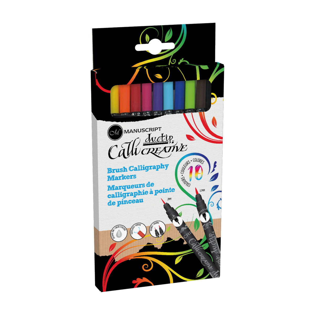CALLICREATIVE DUO-TIP BRUSH SET/10