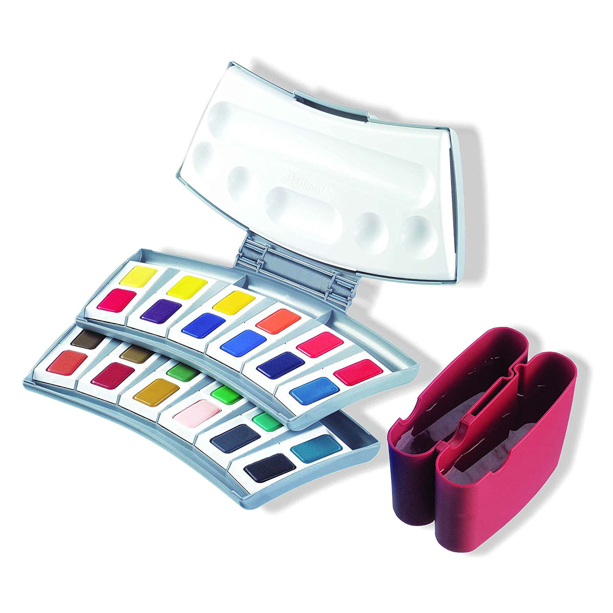 PELIKAN TRANSPARENT W/C SET/24