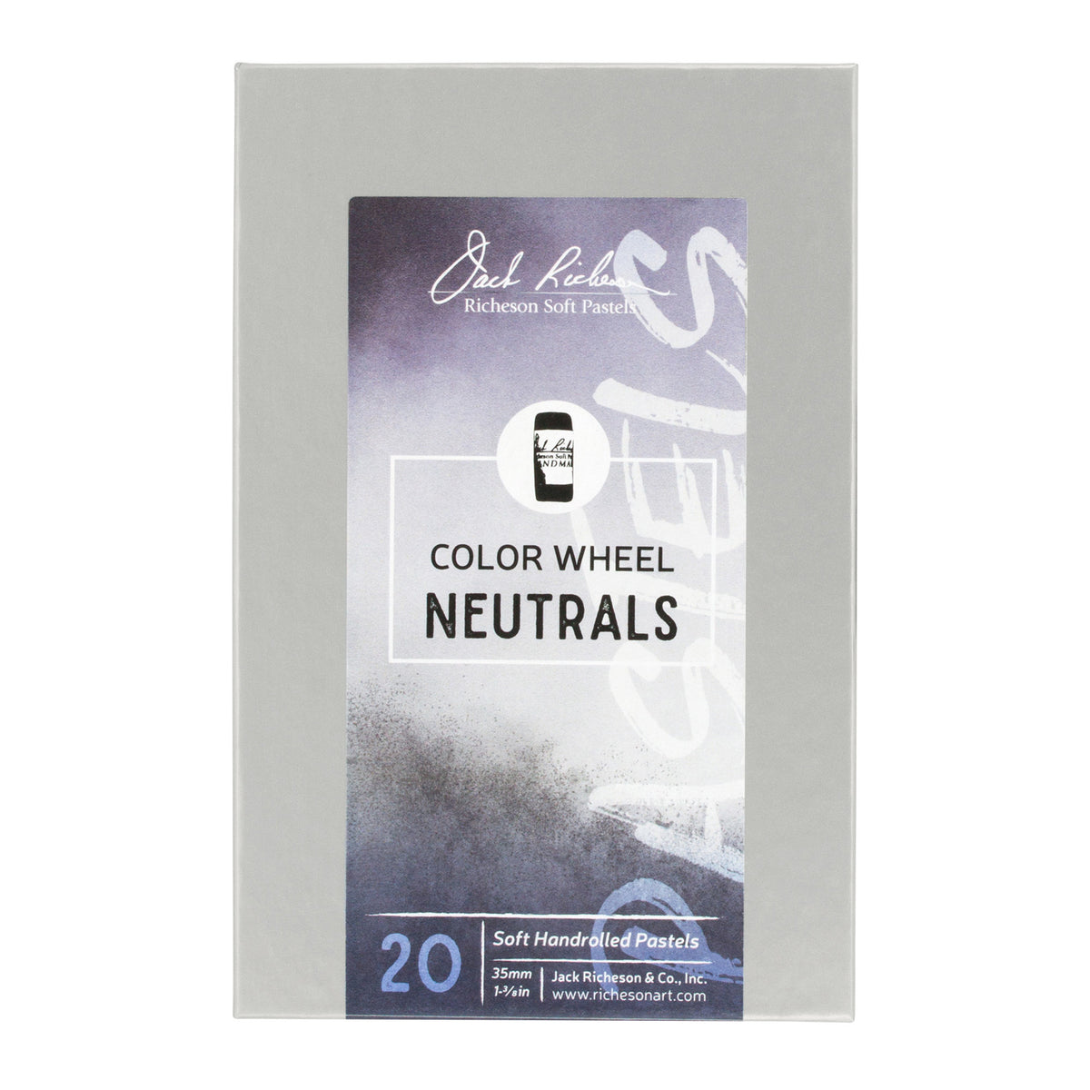 HANDROLLED SOFT PASTEL SET/20 COLOR WHEEL NEUTRALS