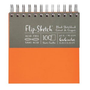 FLIP-SKETCH BOOK MANDARIN 6X6
