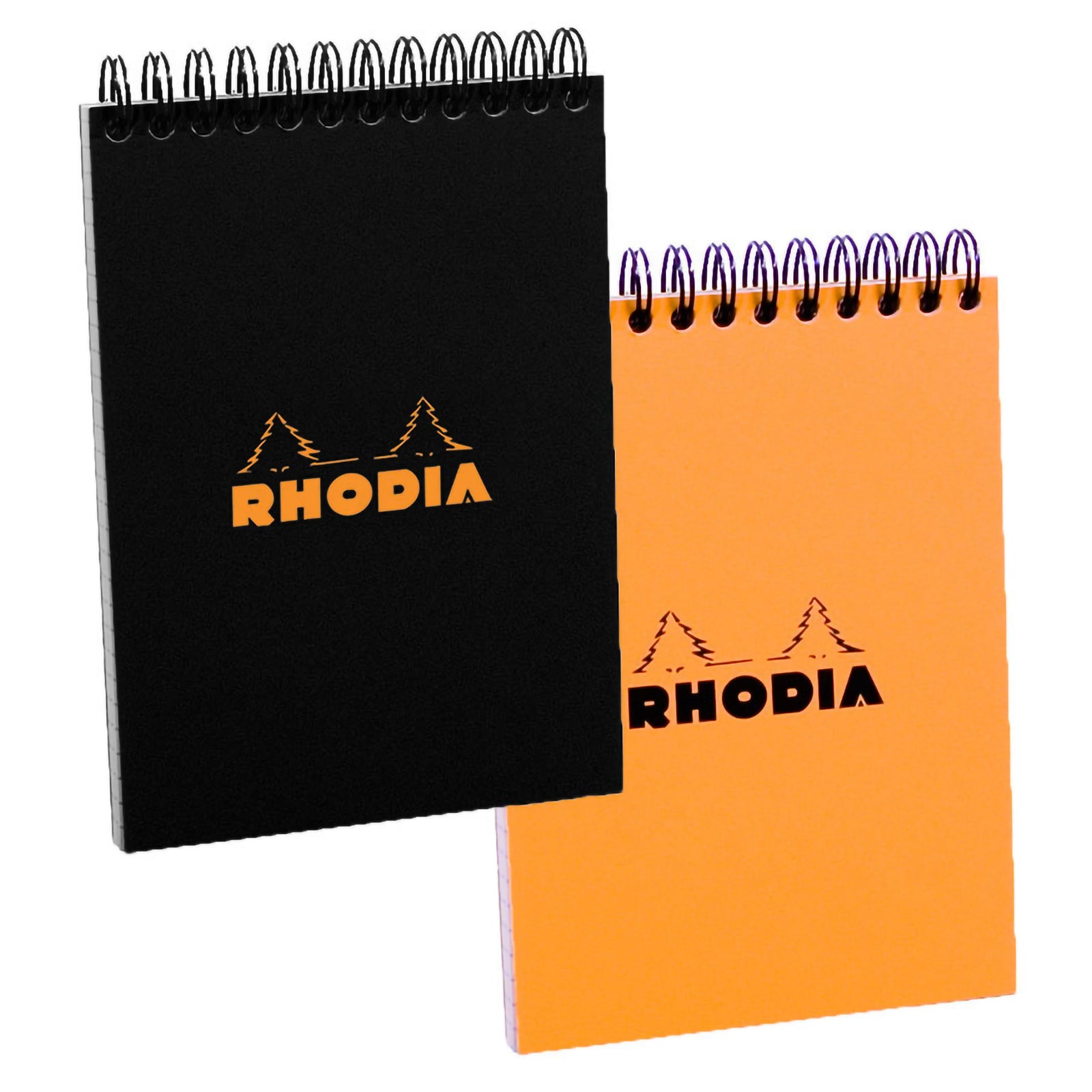 RHODIA ORANGE WIRE GRAPH PAD 6x8.25