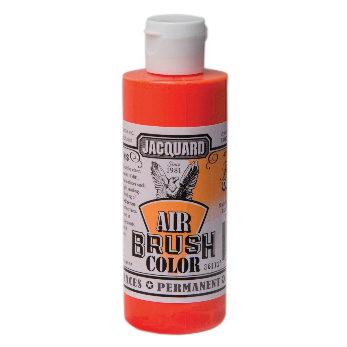 AIRBRUSH FLUORESCENT 4oz ORANGE