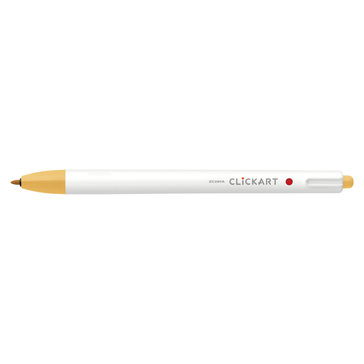 CLICKART RETRACTABLE MARKER PEN 0.6mm MARIGOLD