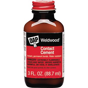 DAP WELDWOOD CONTACT CEMENT 3oz