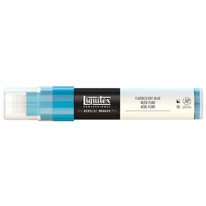 LIQUITEX PAINT MARKER WIDE FLUORESCENT BLUE