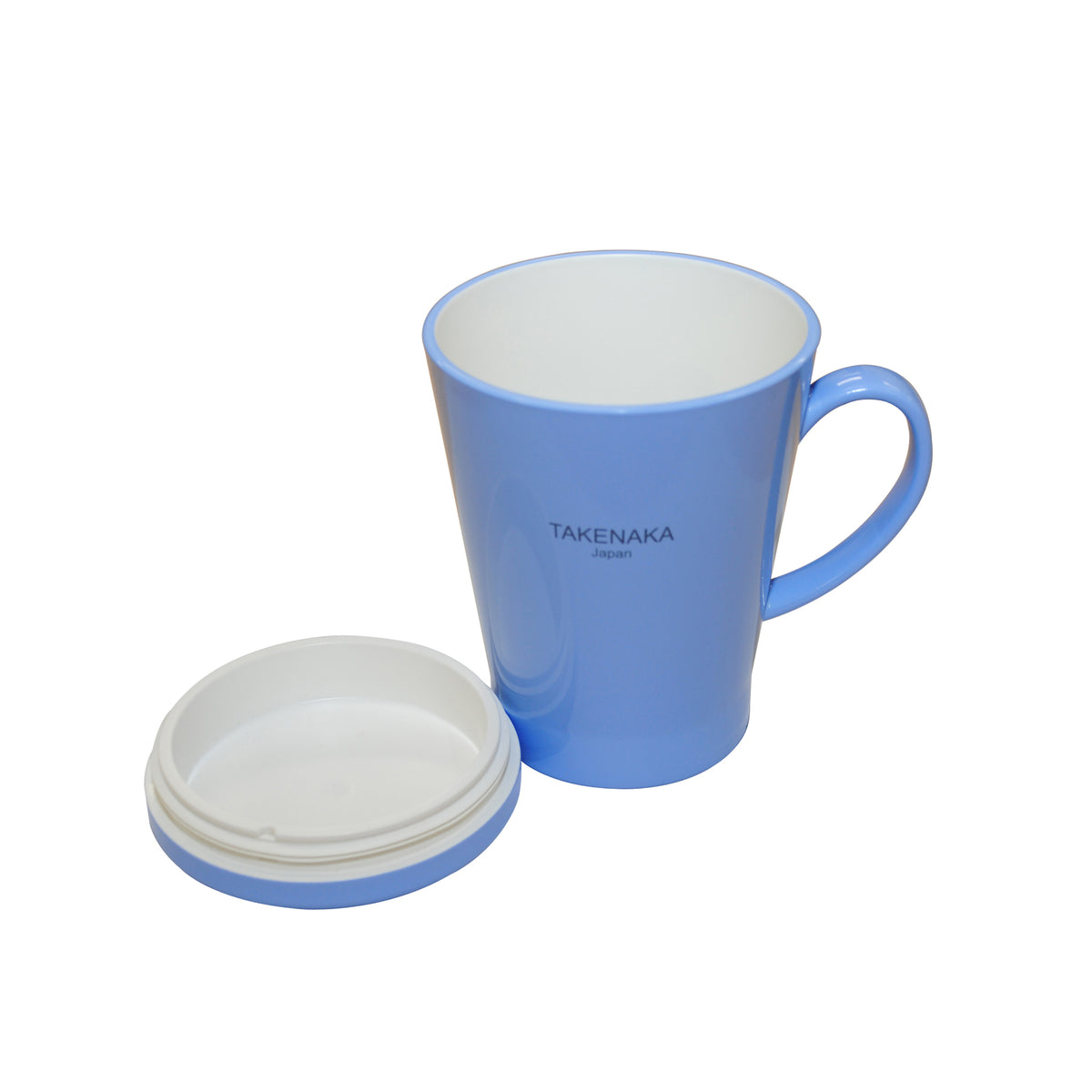 REUSABLE MUG WITH LID PERIWINKLE BLUE
