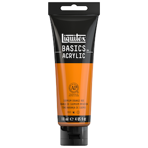 BASICS 4oz TUBE CADMIUM ORANGE HUE