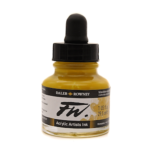 FW INK 1oz YELLOW OCHRE