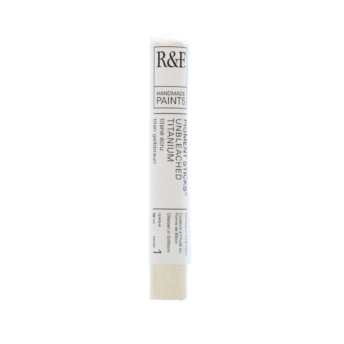 R&amp;F STICK 38ml UNBLEACHED TITANIUM