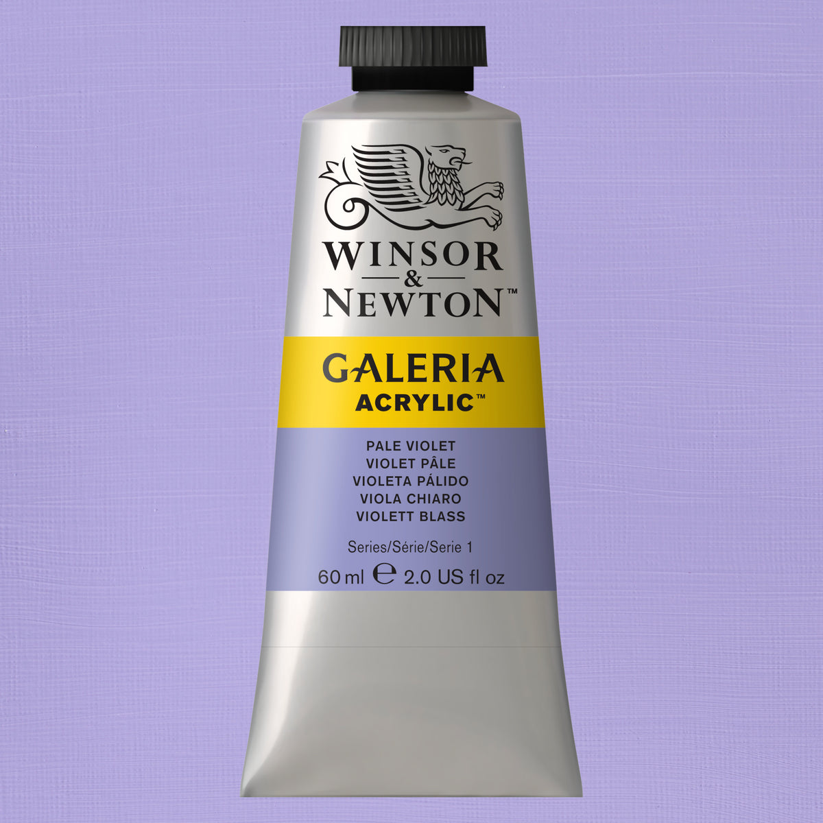 W&amp;N GALERIA ACRYLICS PALE VIOLET 60ml