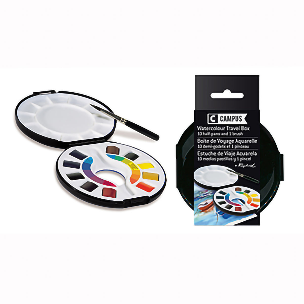 RAPHAEL WATERCOLOR TRAVEL BOX SET/10