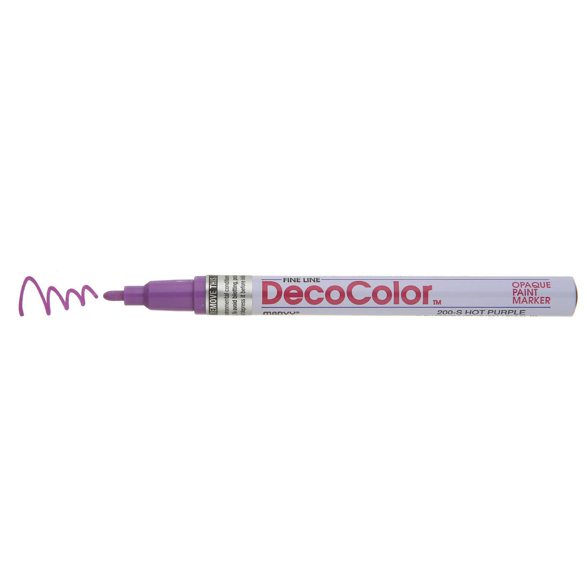 DECOCOLOR PAINT MARKER FINE POINT HOT PURPLE