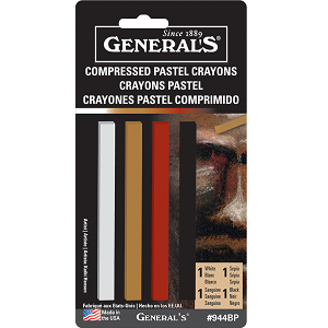 MULTIPASTEL CHALK CRAYONS TRADITIONAL COLORS SET/4