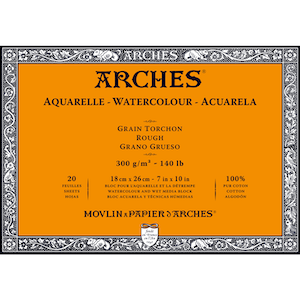 ARCHES BLOCK 140lb ROUGH PRESS 7&#39;&#39;x10&#39;&#39;