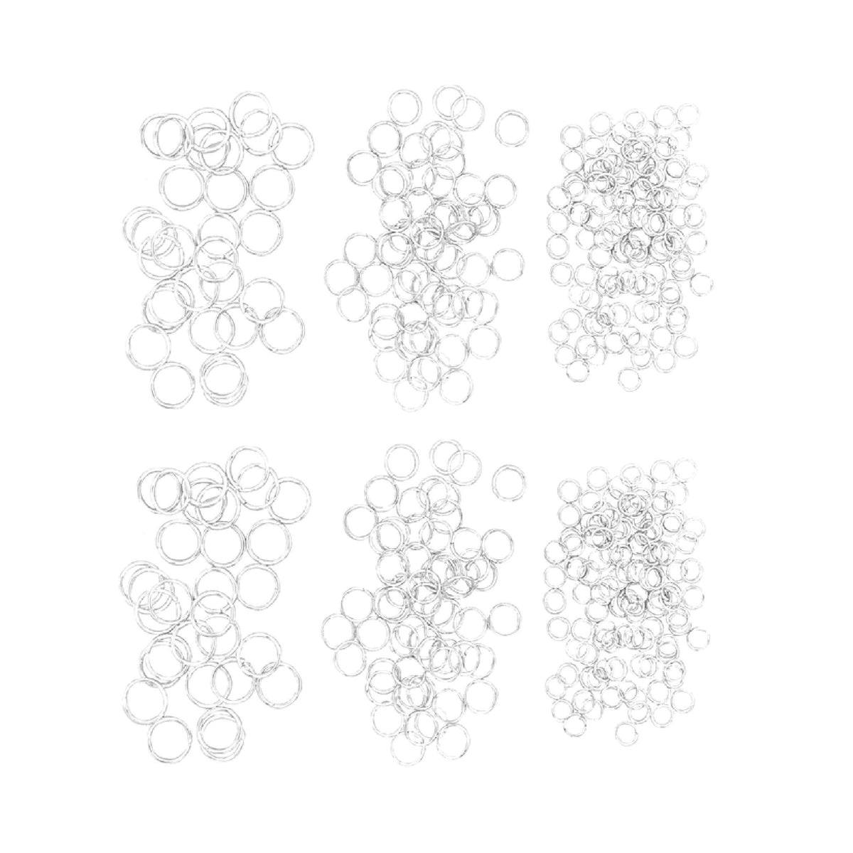CLASSIC JUMP RINGS SILVER 200PC