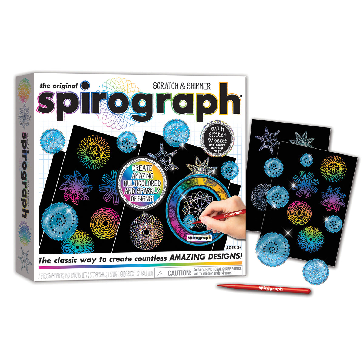 SPIROGRAPH SCRATCH &amp; SHIMMER SET