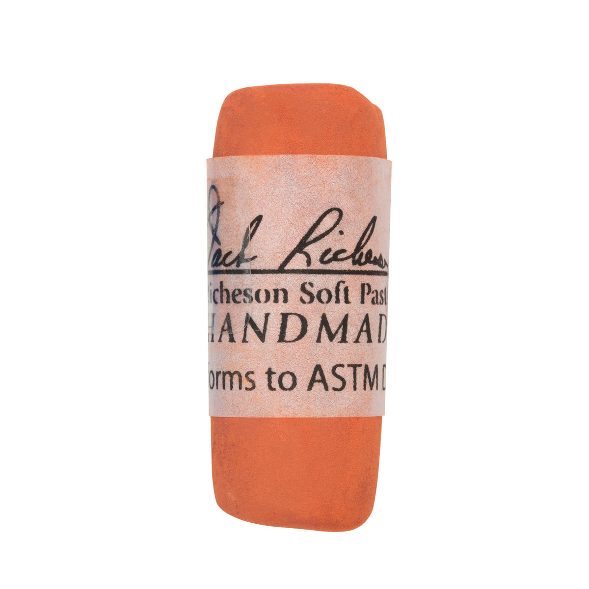 HANDROLLED SOFT PASTEL EARTH ORANGE 21