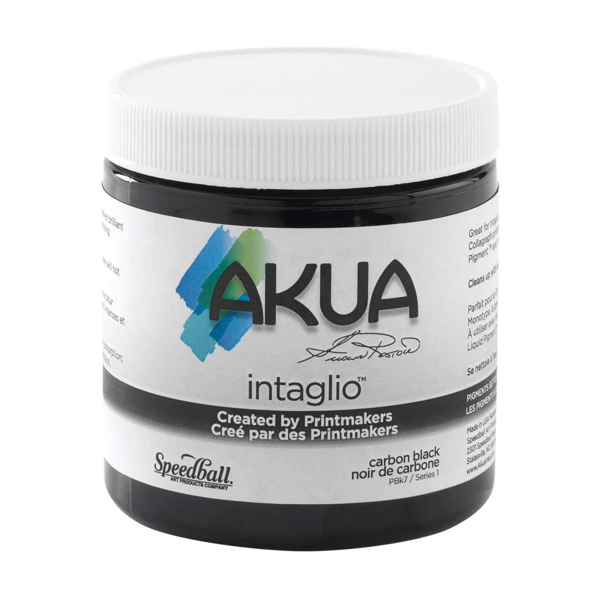 AKUA INTAGLIO INK BONE 8oz CARBON BLACK