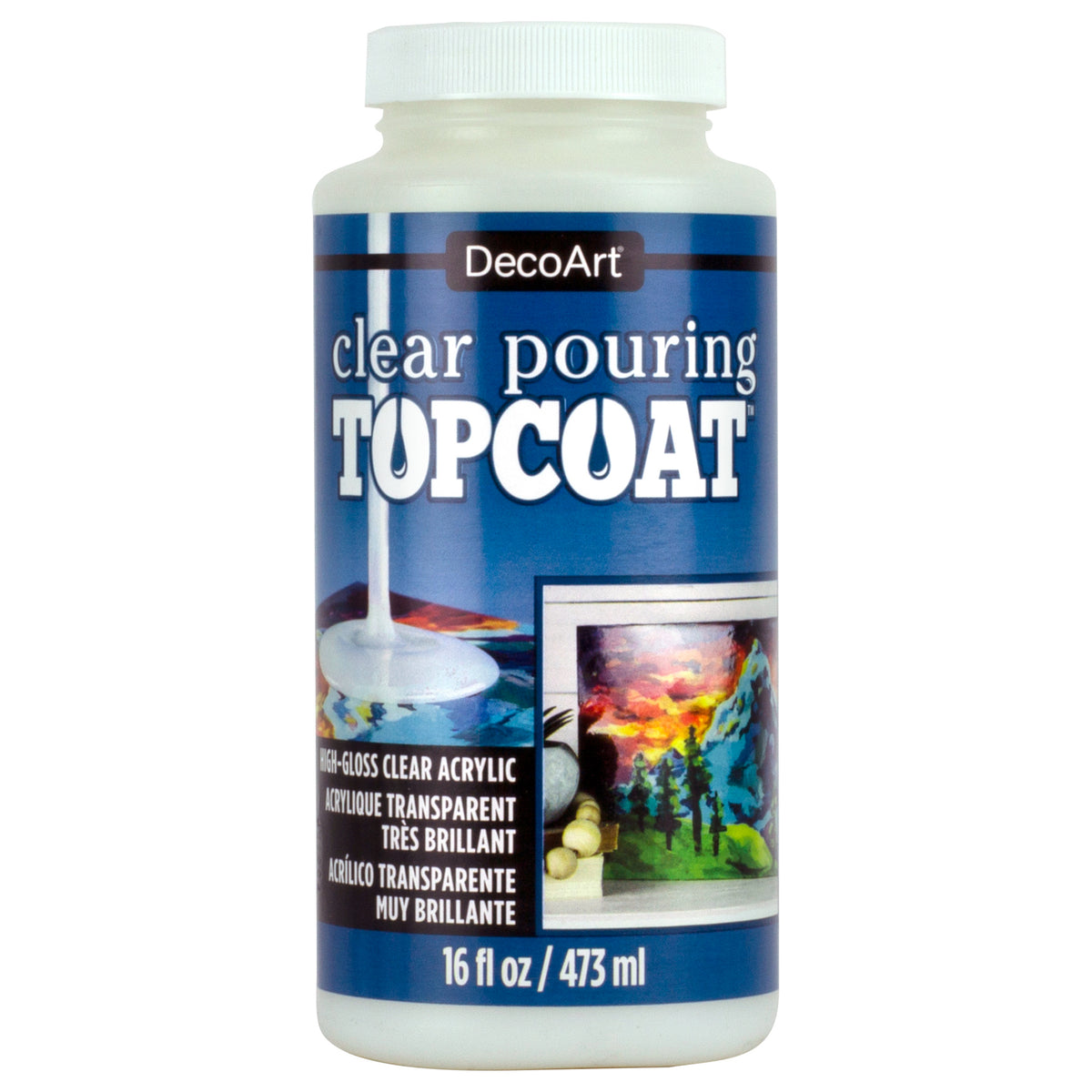 CLEAR POURING TOPCOAT 16oz