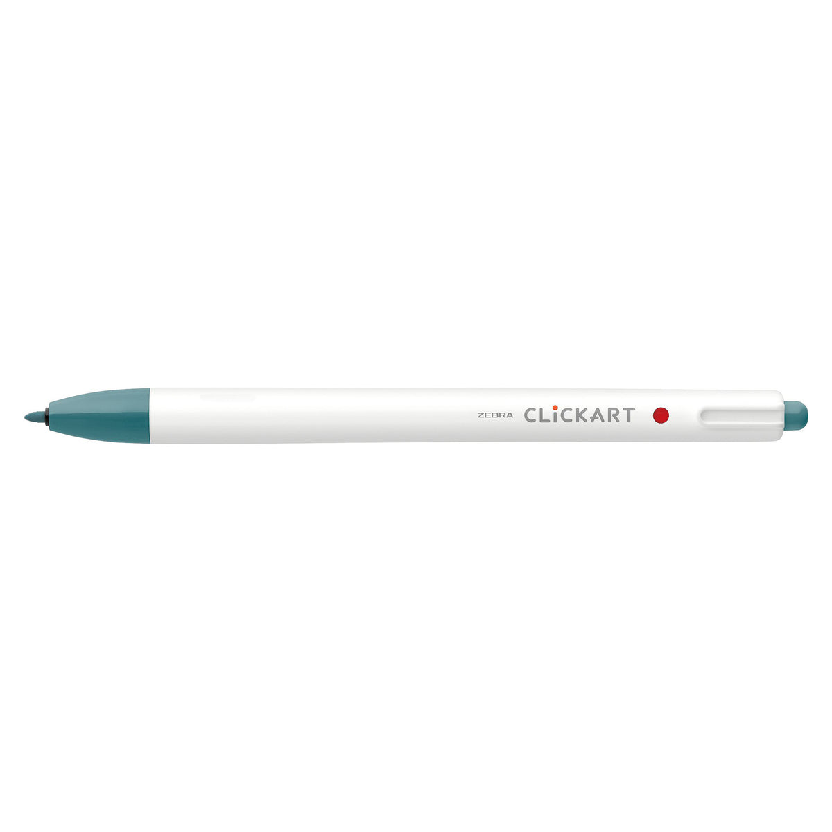 CLICKART RETRACTABLE MARKER PEN 0.6mm TURQUOISE BLUE