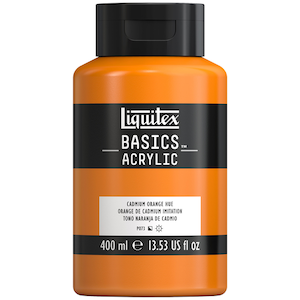 BASICS 400ml JAR CADMIUM ORANGE HUE