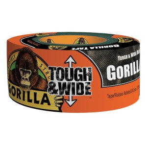 GORILLA TAPE BLACK TOUGH &amp; WIDE 25yd