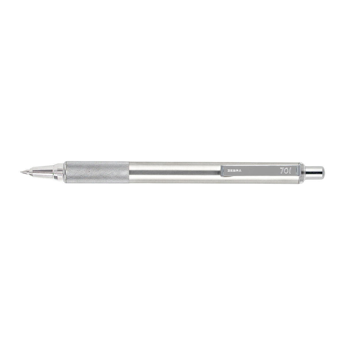 ZEBRA F-701 ALL METAL RETRACTABLE BALLPOINT 0.8mm BLACK