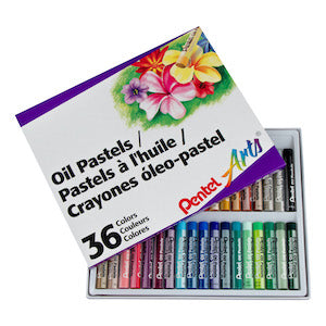 PENTEL OIL PASTELS SET/36