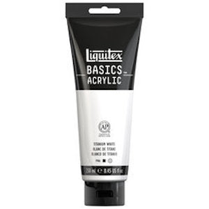 BASICS 250ml TUBE TITANIUM WHITE