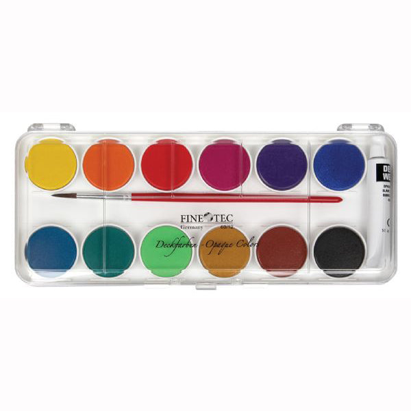 FINETEC OPAQUE 12 COLOR W/C SET