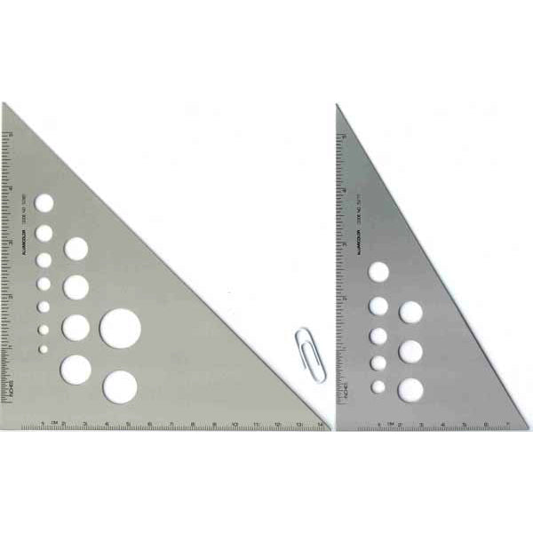 ALUMINUM SILVER TRIANGLE 30/60 12&#39;&#39;