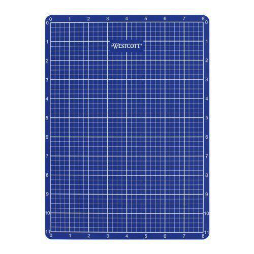 WESTCOTT 8.75 X 11.75 DOUBLE SIDED BLUE CUTTTING MAT