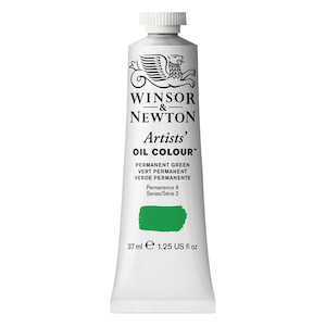W&amp;N ARTISTS&#39; OIL COLOR PERMANENT GREEN 37ml