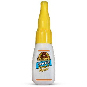 GORILLA SUPER GLUE BRUSH &amp; NOZZLE 10g