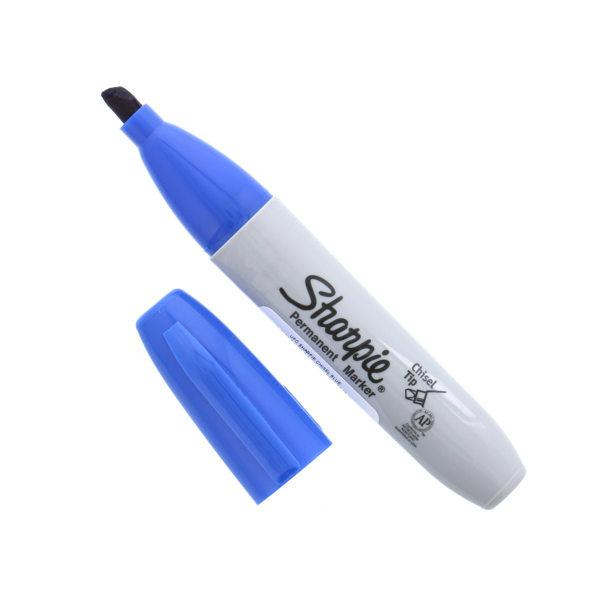 SHARPIE CHISEL TIP BLUE