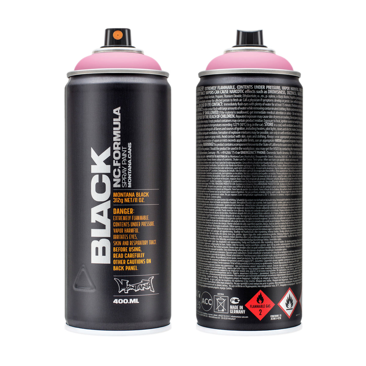 MONTANA BLACK HIGH PRESSURE SPRAY CAN PINK CADILLAC