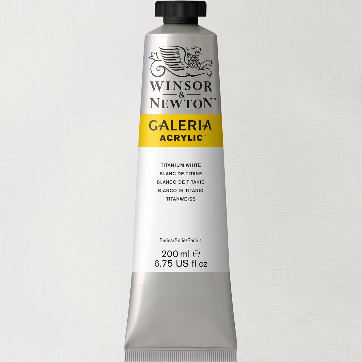 W&amp;N GALERIA ACRYLICS TITANIUM WHITE 200ml