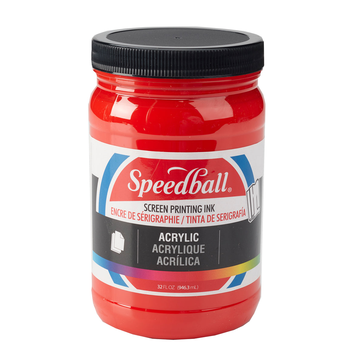 ACRYLIC SCREEN PRINTING INK 32oz MEDIUM RED