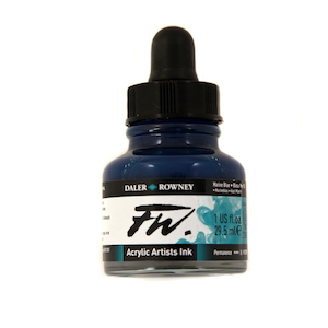 FW INK 1oz MARINE BLUE