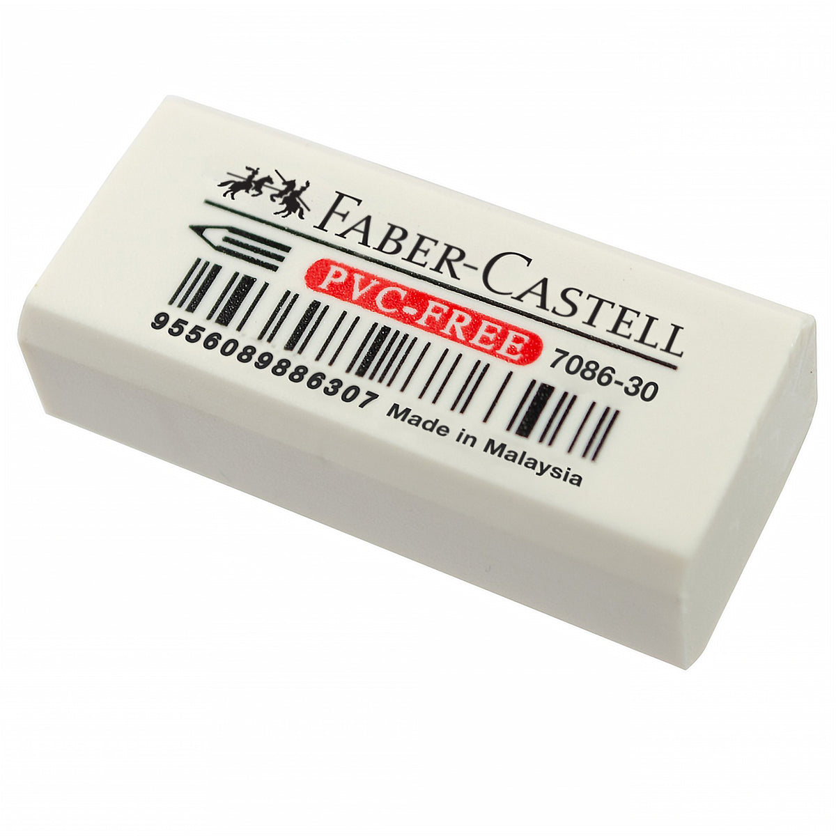 FC SMALL WHITE PVC FREE ERASER