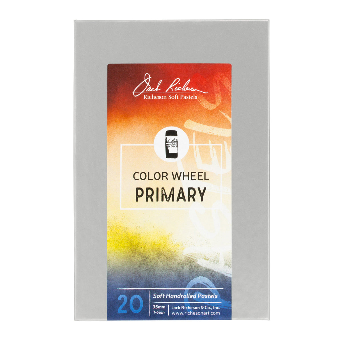 HANDROLLED SOFT PASTEL SET/20 COLOR WHEEL PRIMARY